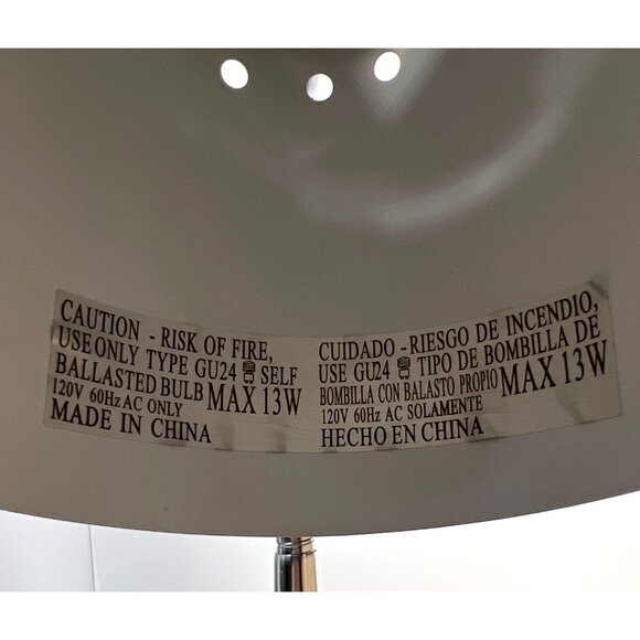 Purple Desk Lamp W/ Flexible Gooseneck & Chrome Base For Home Office - Picture 5 of 8